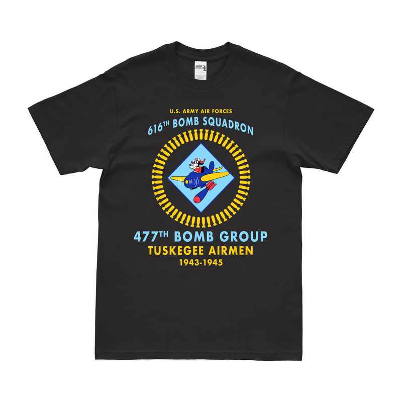 616th Bomb Squadron Tuskegee Airmen WW2 Legacy T-Shirt