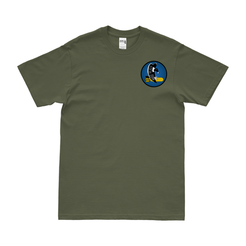 740th Bomb Squadron WW2 Left Chest Emblem T-Shirt