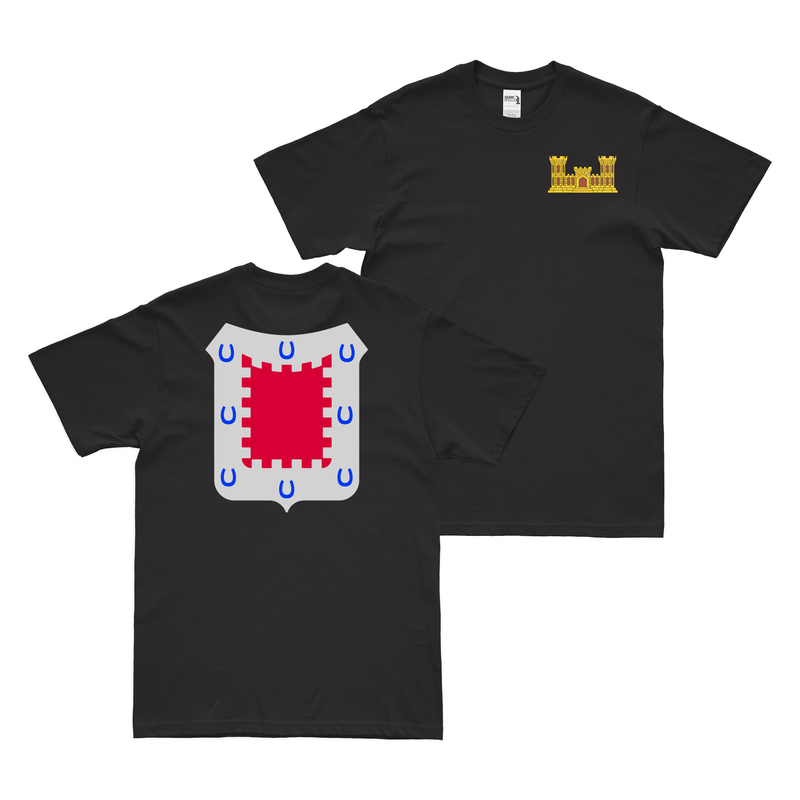 Double-Sided 8th Engineer Battalion Logo T-Shirt