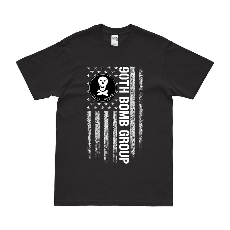 90th Bomb Group American Flag T-Shirt