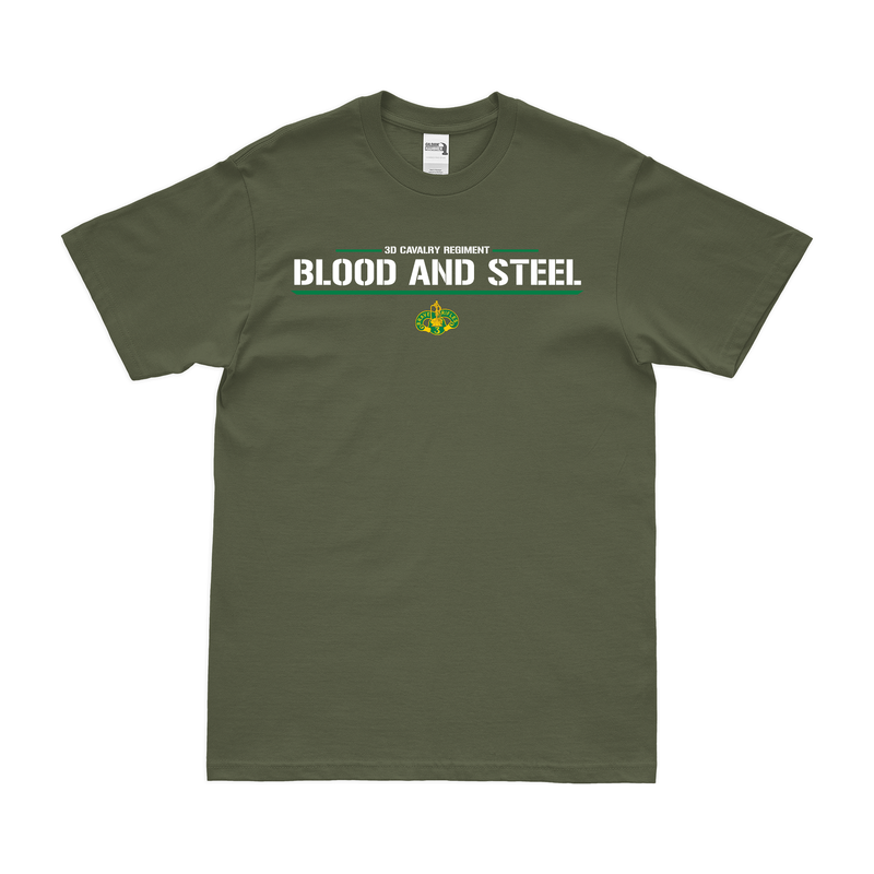 第3騎兵連隊「血と鋼」モットーTシャツ