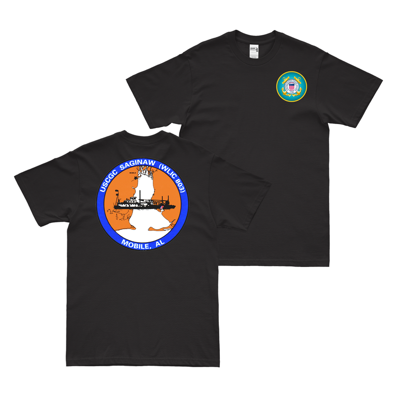 Double-Sided USCGC Saginaw (WLIC-803) T-Shirt