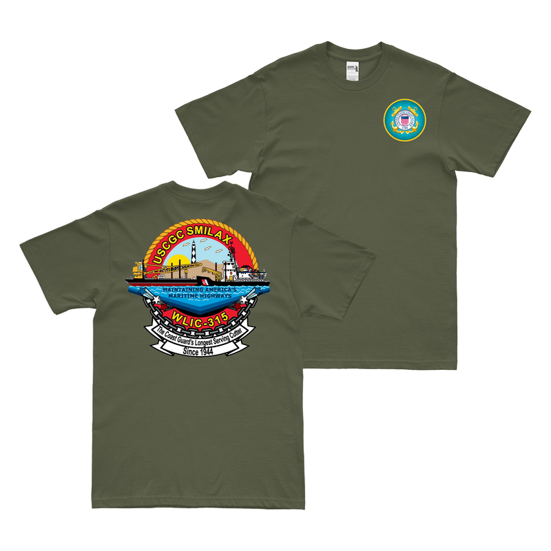 Double-Sided USCGC Smilax (WLIC-315) T-Shirt