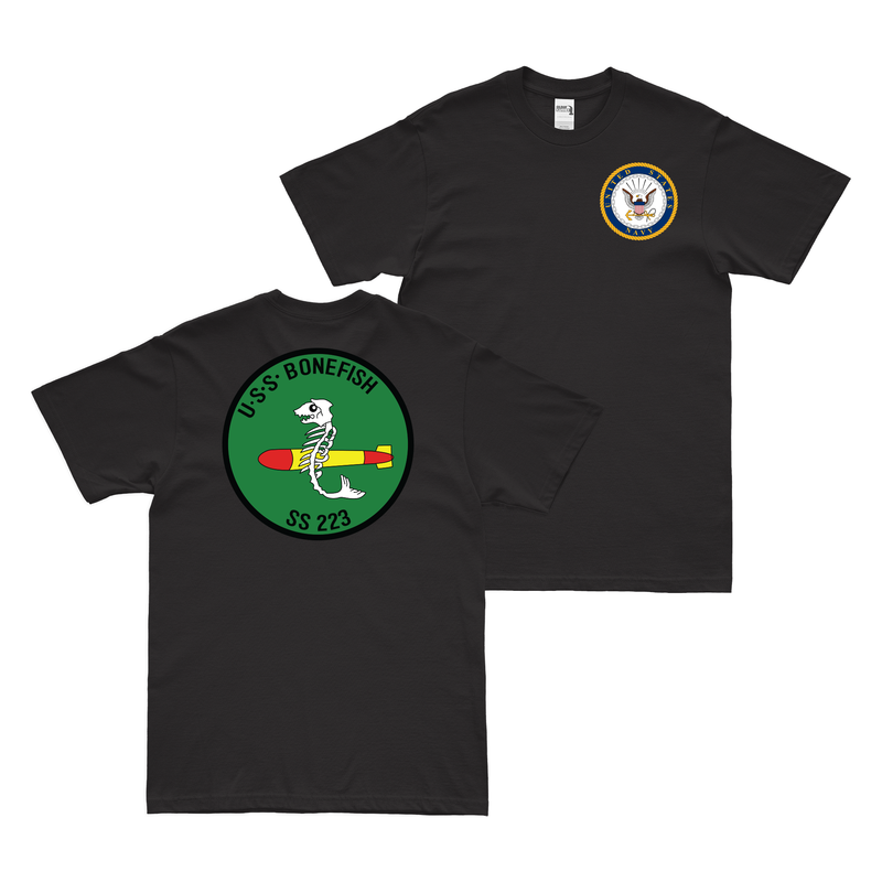 Double-Sided USS Bonefish (SS-223) T-Shirt