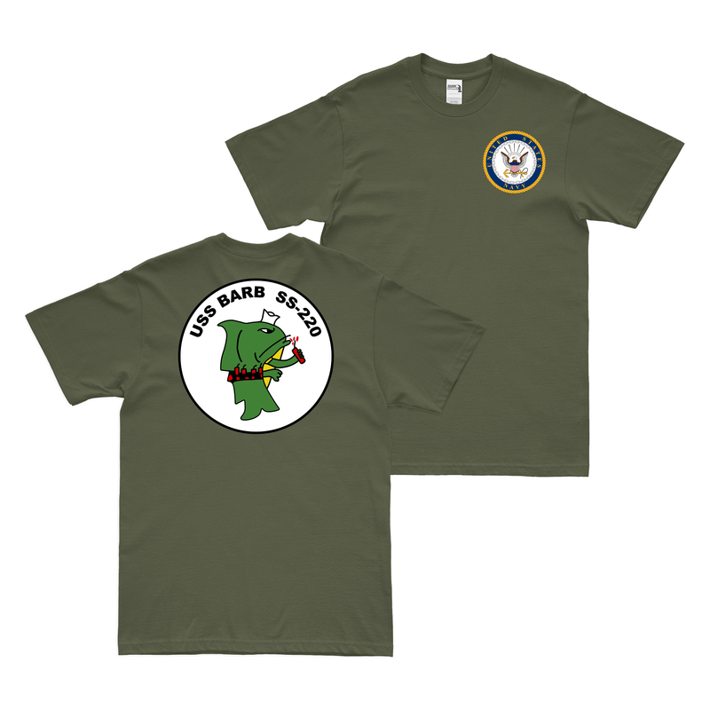 Double-Sided USS Barb (SS-220) T-Shirt