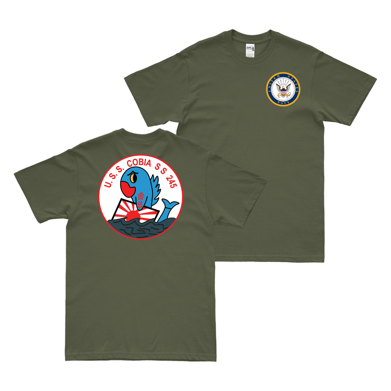 Double-Sided USS Cobia (SS-245) T-Shirt