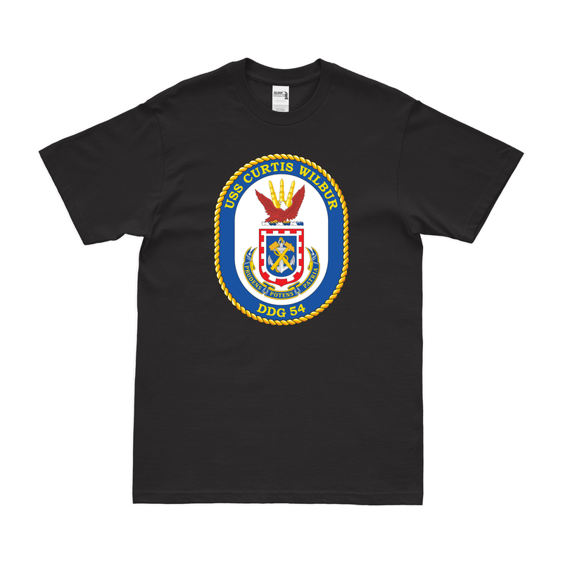 USS Curtis Wilbur (DDG-54) Logo Emblem T-Shirt
