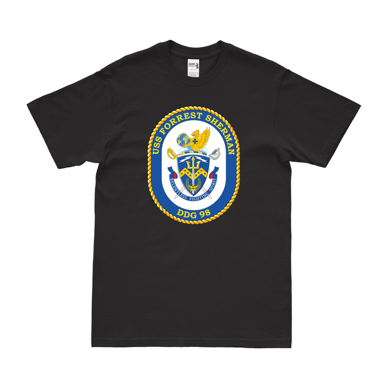 USS Forrest Sherman (DDG-98) Logo Emblem T-Shirt