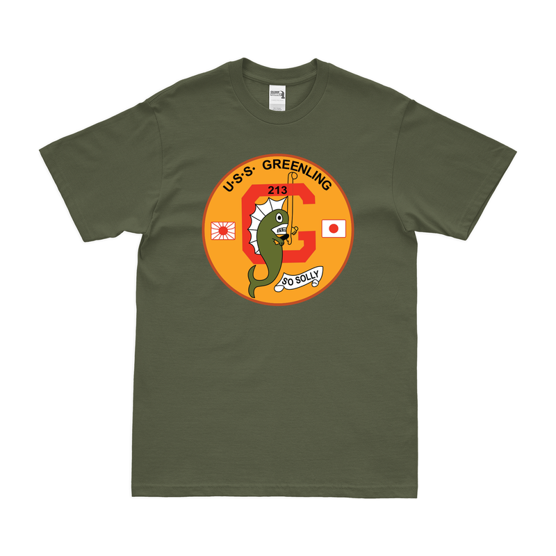 USS Greenling (SS-213) Gato-class Submarine T-Shirt