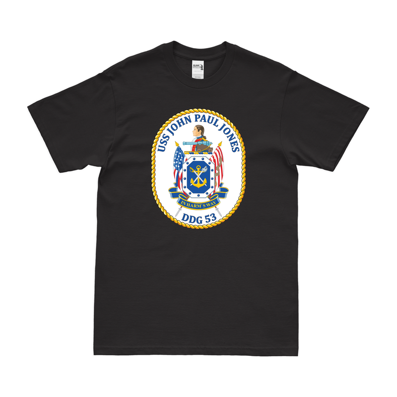 USS John Paul Jones (DDG-53) Logo Emblem T-Shirt