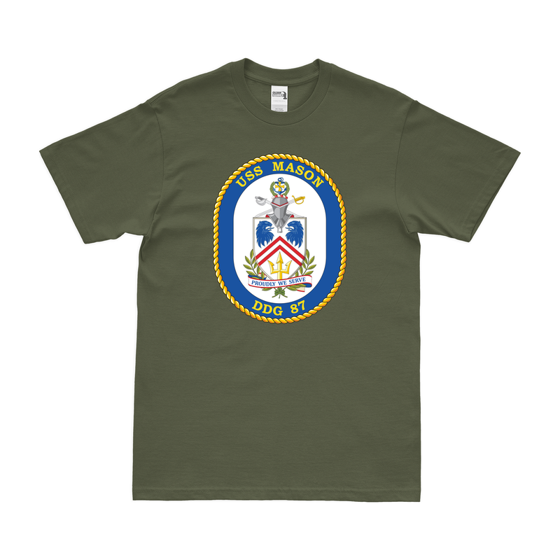 USS Mason (DDG-87) Logo Emblem T-Shirt