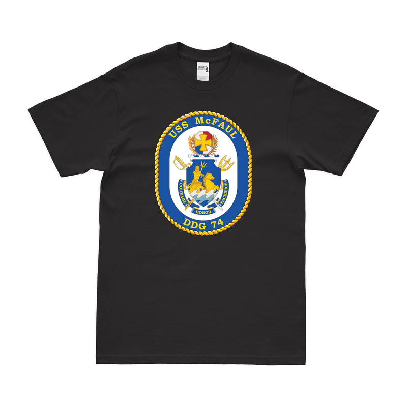 USS McFaul (DDG-74) Logo Emblem T-Shirt
