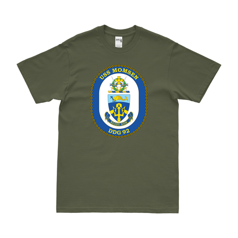 USS Momsen (DDG-92) Logo Emblem T-Shirt