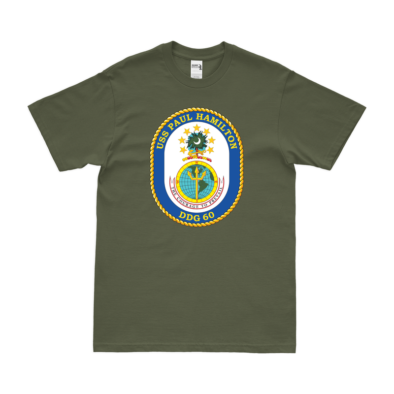 USS Paul Hamilton (DDG-60) Logo Emblem T-Shirt