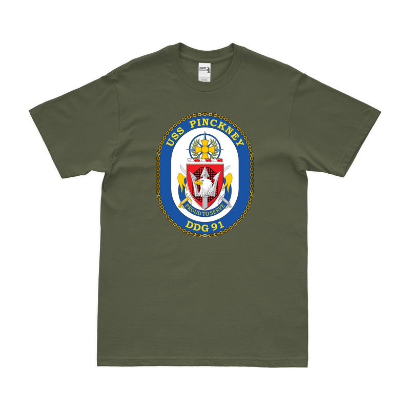 USS Pinckney (DDG-91) Logo Emblem T-Shirt