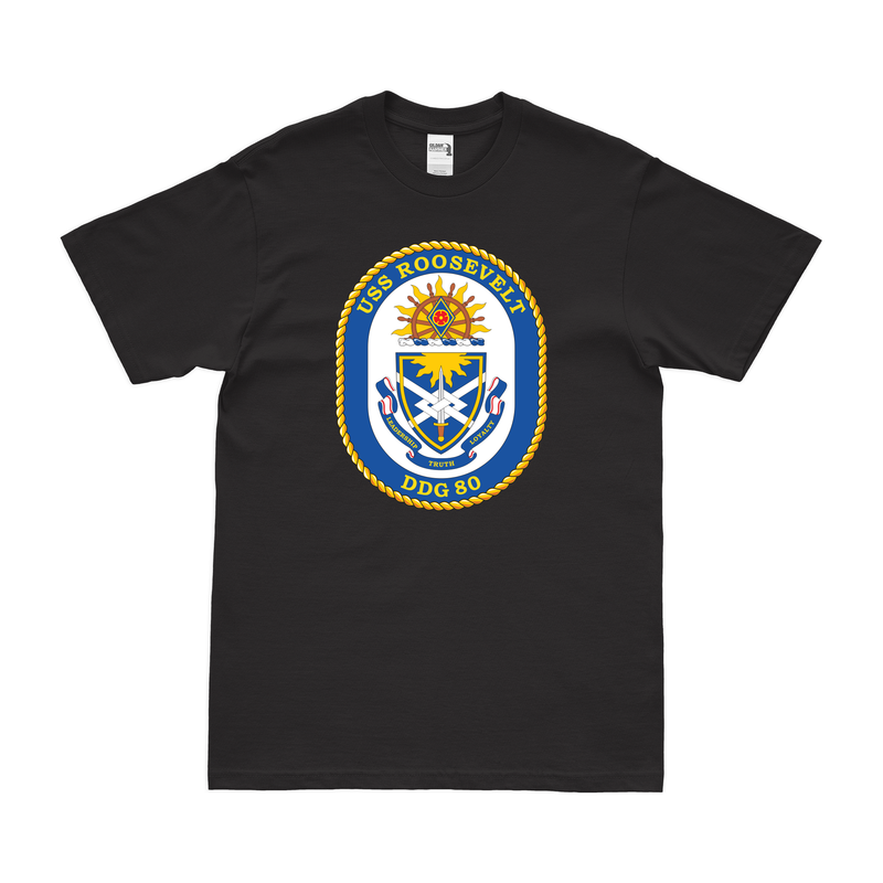 USS Roosevelt (DDG-80) Logo Emblem T-Shirt