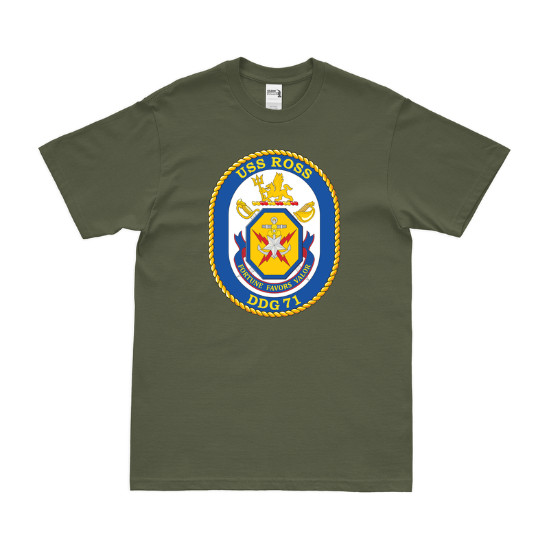 USS Ross (DDG-71) Logo Emblem T-Shirt