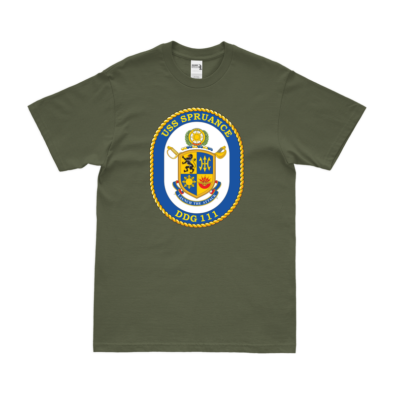 USS Spruance (DDG-111) Logo Emblem T-Shirt