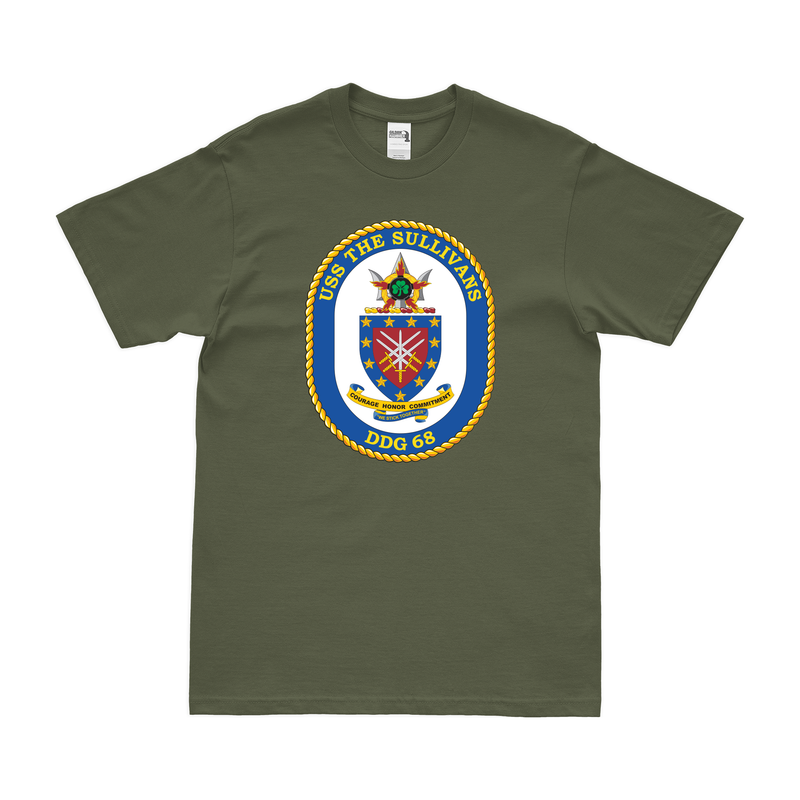 USS The Sullivans (DDG-68) Logo Emblem T-Shirt
