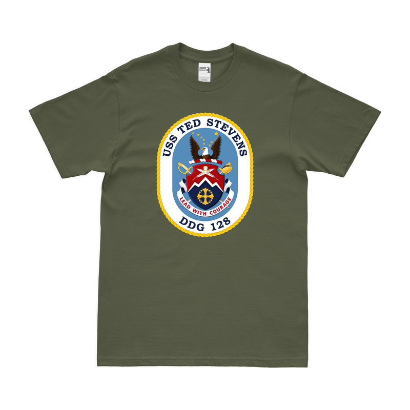 USS Ted Stevens (DDG-128) Logo Emblem T-Shirt