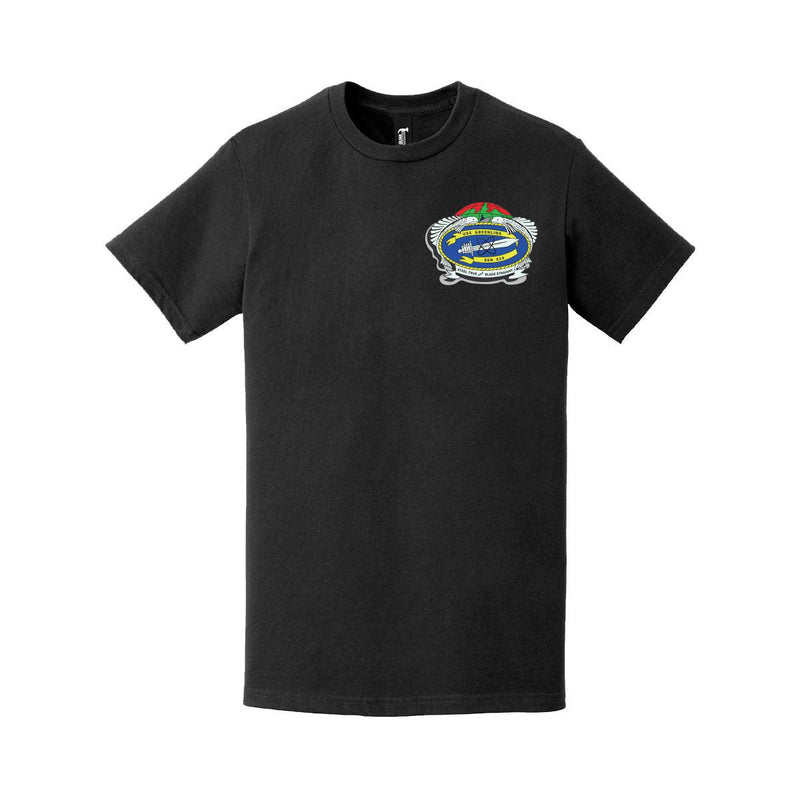 USS Greenling (SSN-614) Logo Emblem Left Chest T-Shirt