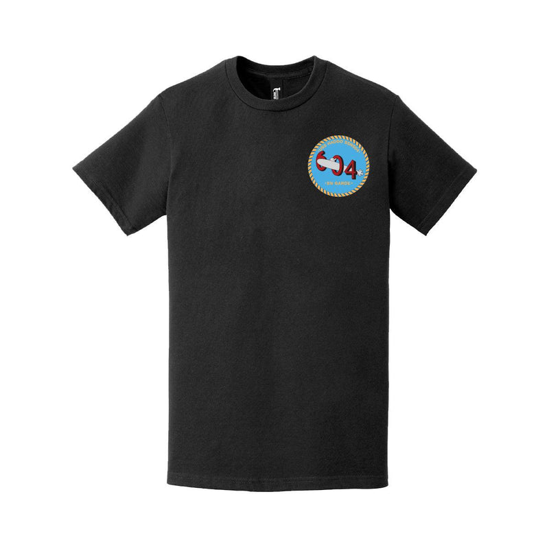 USS Haddo (SSN-604) Left Chest Logo T-Shirt