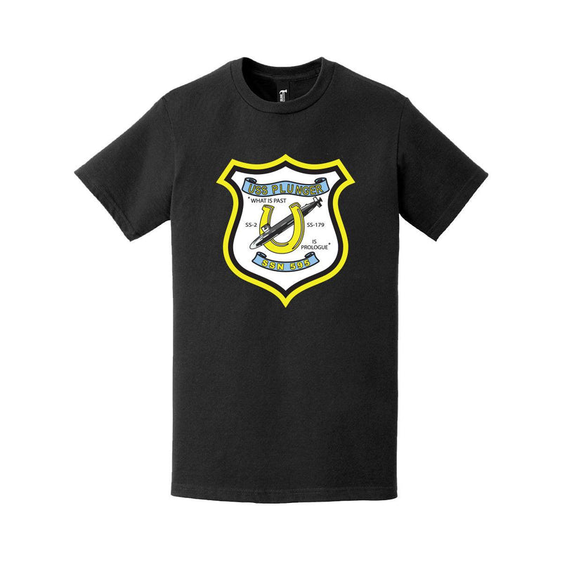 USS Plunger (SSN-595) Logo Emblem Crest T-Shirt