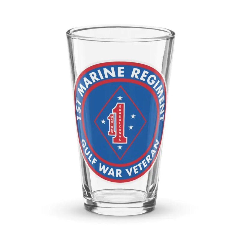 1st Marine Regiment Gulf War Veteran Pint Glass