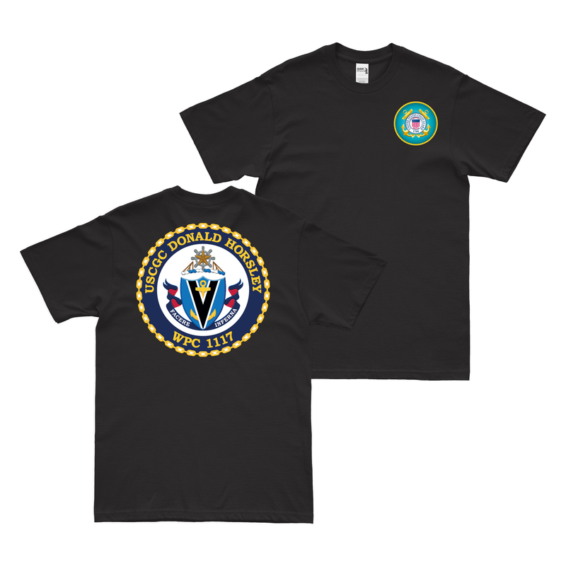 Double-Sided USCGC Donald Horsley (WPC-1117) T-Shirt