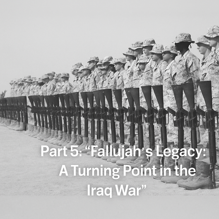 Marines Standing behind rifles and boots to honor fallen Marines with title of article over it