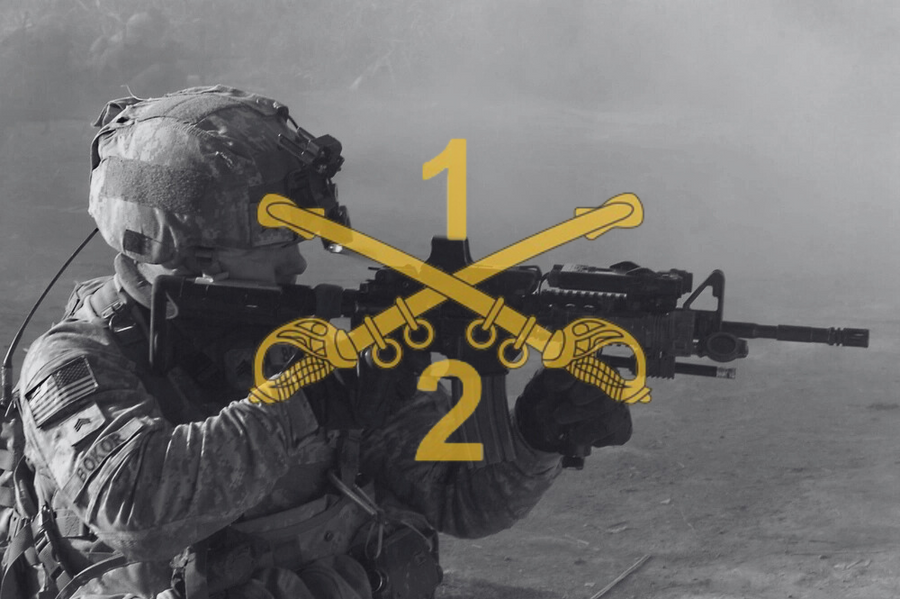 2-1 CAV Insignia over image from Operation Ultra Magnus