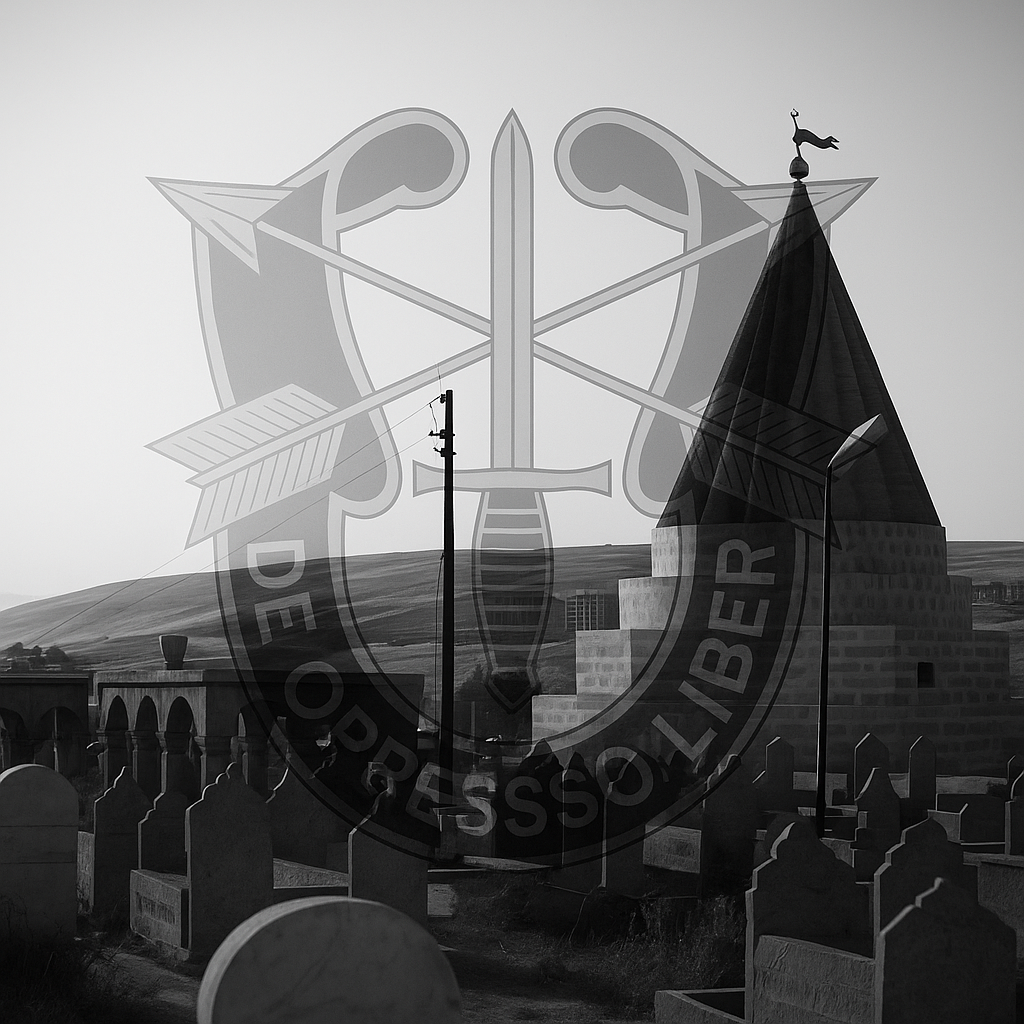 10th special forces logo over ain sifni cemetery 