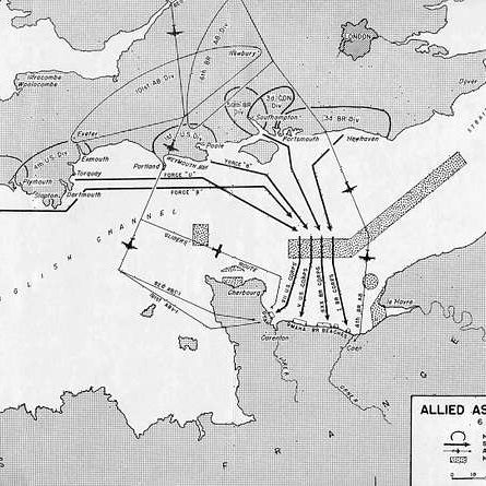 D-Day Assault Map 1944