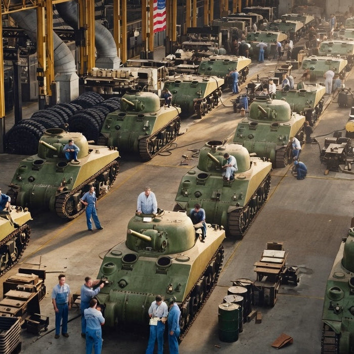 WWII - Arsenal of Democracy: The Greatest Industrial Mobilization in History