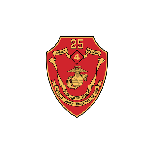 25th Marine Regiment (25th Marines) Logo Emblem Crest Insignia