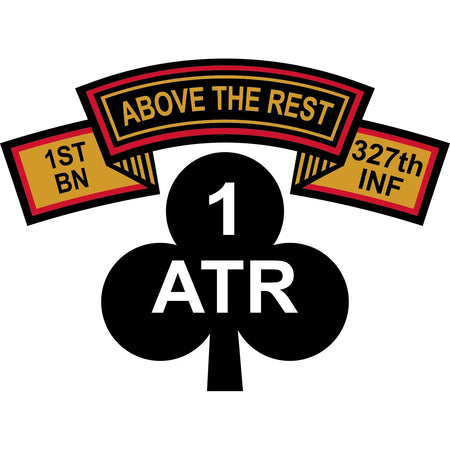 1-327 Infantry Regiment "Above the Rest" Logo Emblem Crest Insignia Tab