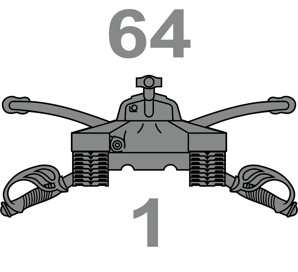 1-64 Armor Regiment "Desert Rogues" Merchandise