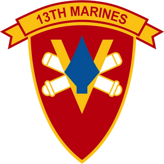 13th Marine Regiment (13th Marines) Logo Emblem Crest Insignia