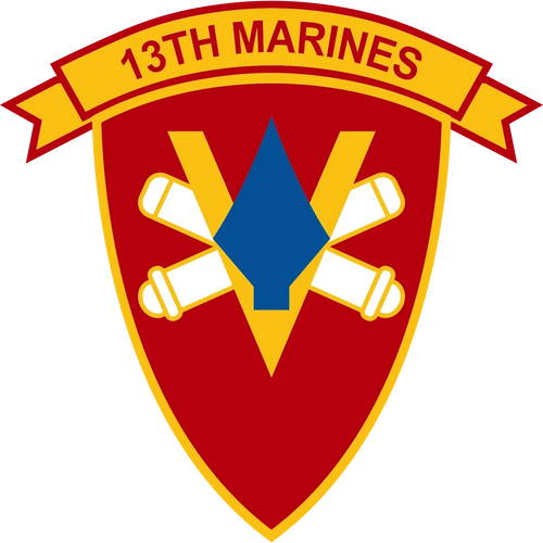 13th Marine Regiment (13th Marines) Logo Emblem Crest Insignia