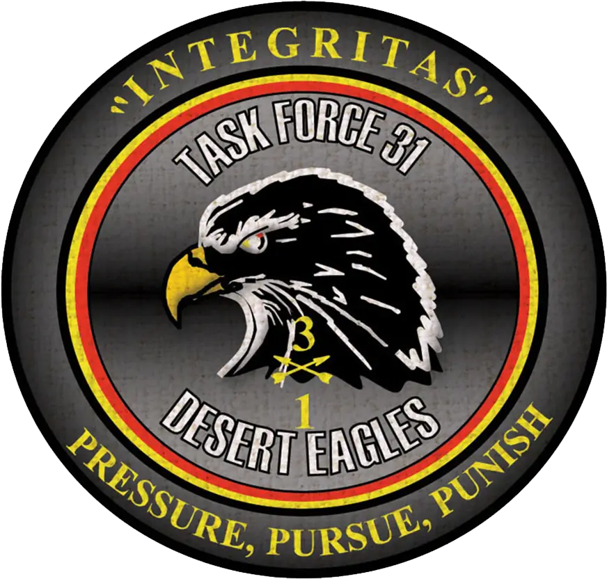 1st Battalion, 3rd Special Forces Group (Airborne) Task Force 31 "Desert Eagles" Logo Emblem Crest