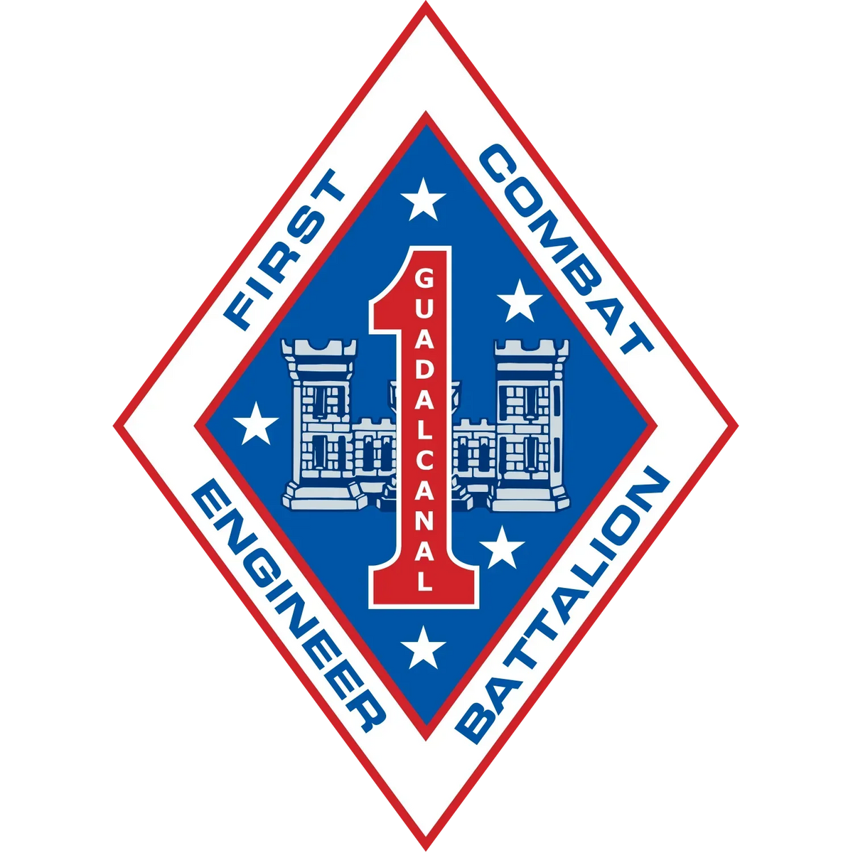 First Engineer Icon 1st Combat Engineer Battalion (1st CEB) Merchandise