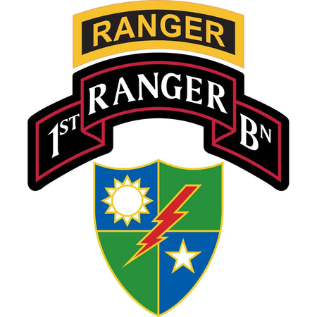 1st Ranger Battalion Unit Logo Crest Insignia Patch Decal