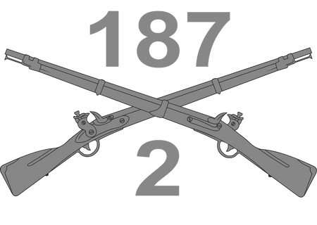 2-187 Infantry Regiment "Rakkasan Raiders" Logo Emblem Crest