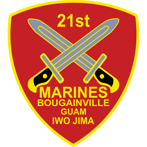 21st Marine Regiment (21st Marines) Logo Emblem Crest Insignia