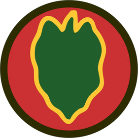 24th Infantry Division (24th ID) Patch Logo Emblem Crest Insignia Merchandise Apparel Gifts Store