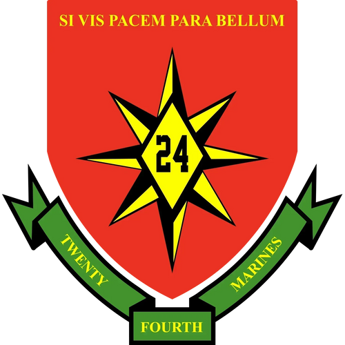 24th Marine Regiment (24th Marines) Logo Emblem Crest Insignia