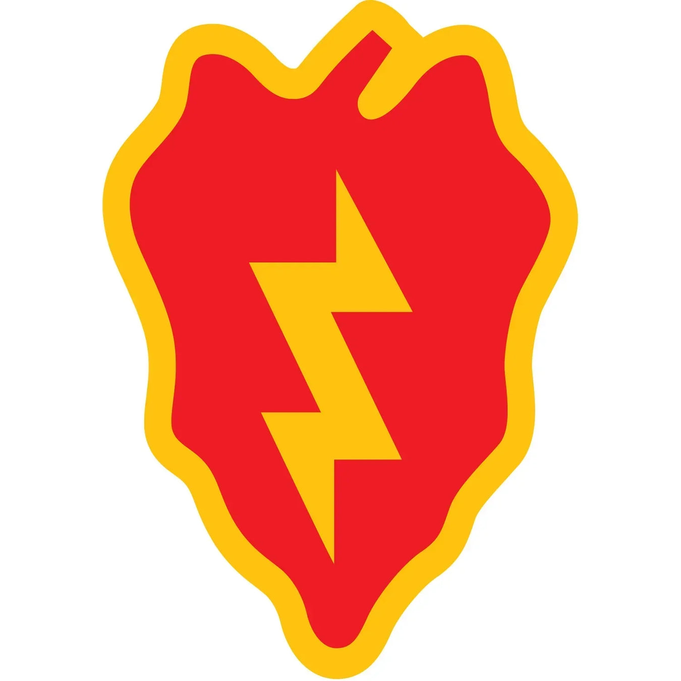 25th Infantry Division (25th ID) Tropic Lightning Patch Logo Emblem Crest Insignia Merchandise Apparel Gifts Store