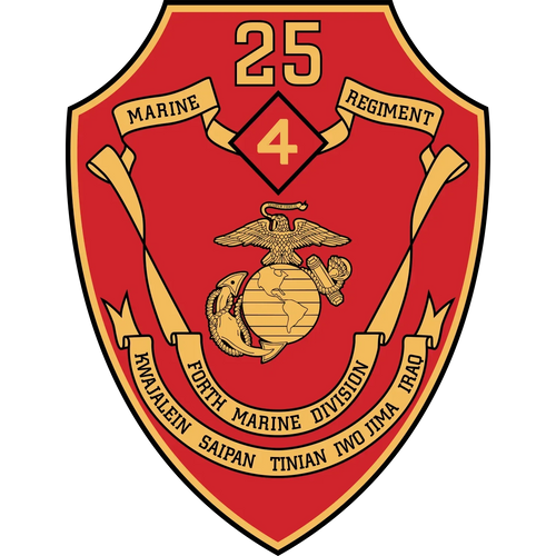 25th Marine Regiment (25th Marines) Logo Emblem Crest Insignia