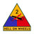 2nd Armored Division (2nd AD) SSI Logo Emblem Crest