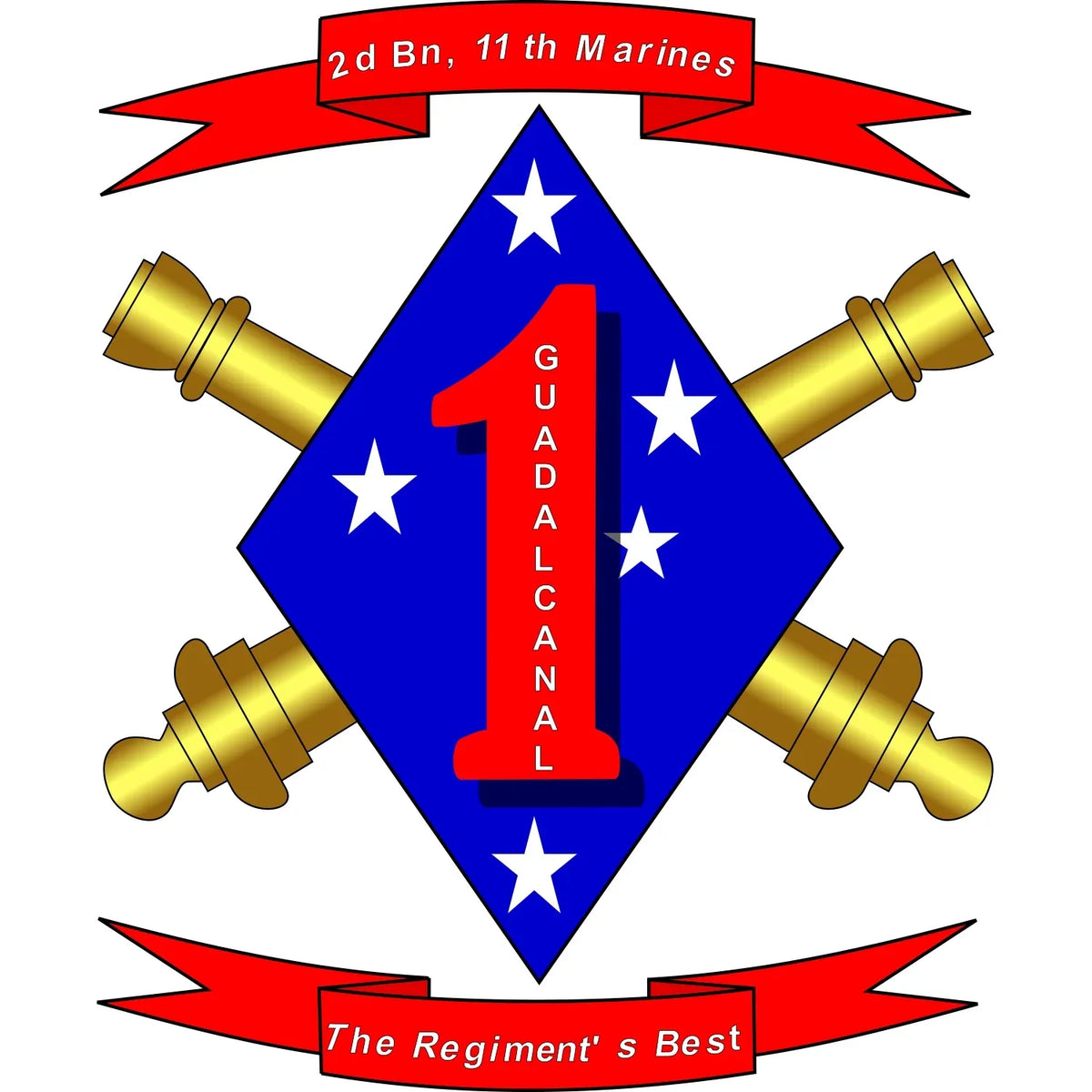 2nd Bn 11th Marines (2/11 Marines) 'Patriot' Merchandise